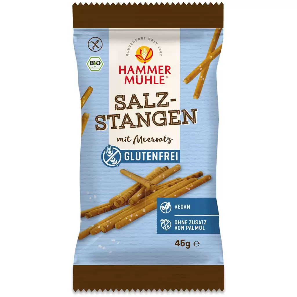 Sticksuri, chipsuri si covrigei - Sticksuri cu sare fara gluten, eco 45g