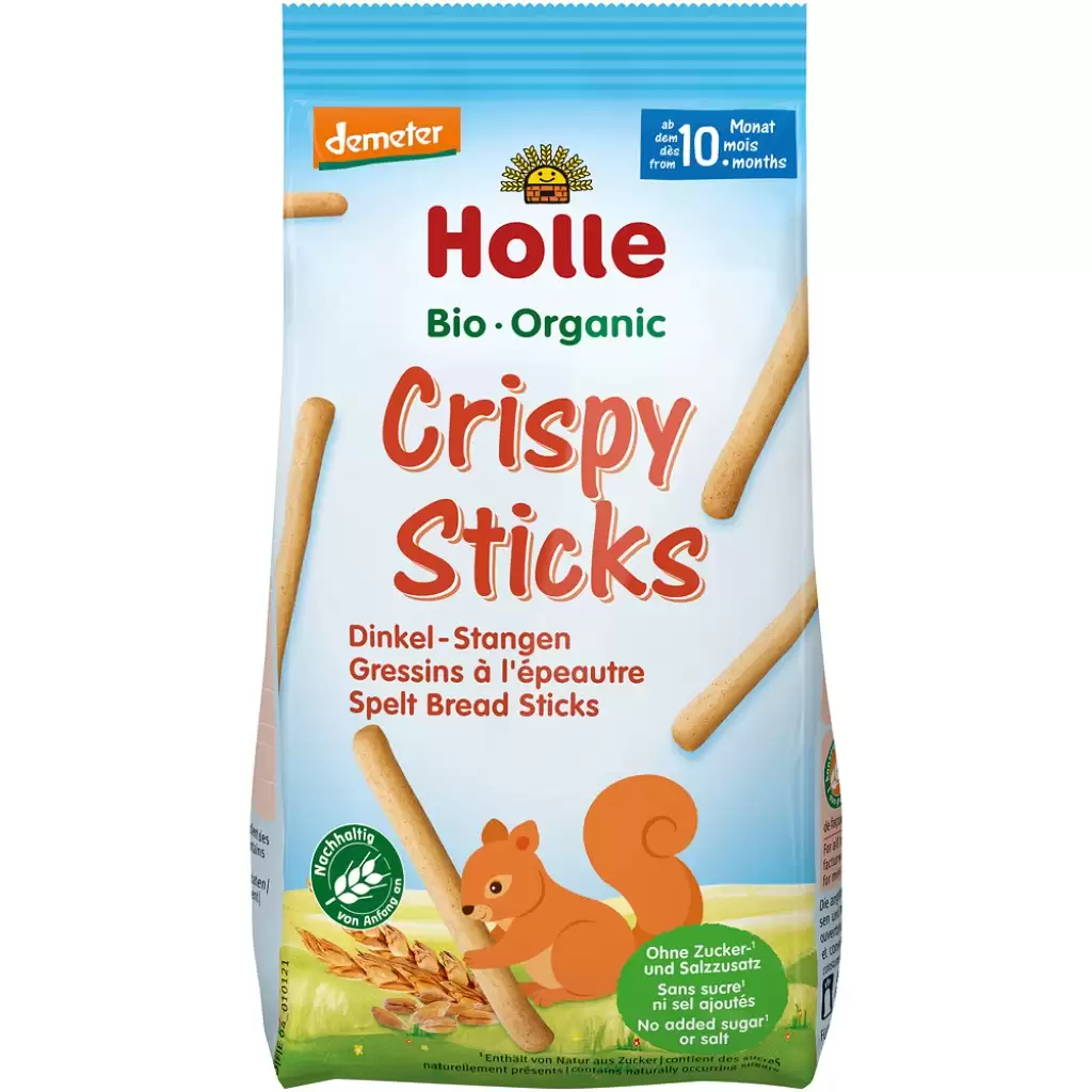 Biscuiti - Sticksuri din grau spelta pentru copii 10 luni, eco 80g