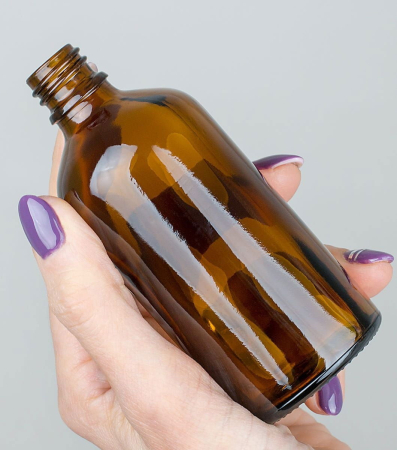 Materiale  - Sticlă Brown DIN18, 100 ml