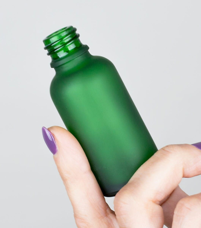 Materiale  - Sticlă Ele Verde mată 30 ml