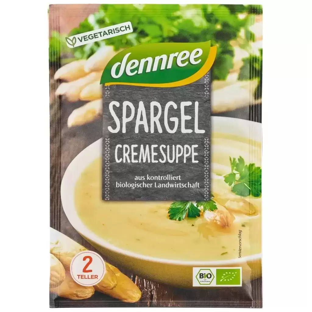 Preparate si mixuri - Supa crema de sparanghel la plic, eco 45g