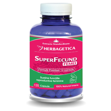 Extracte - Superfecund Femei 120 capsule