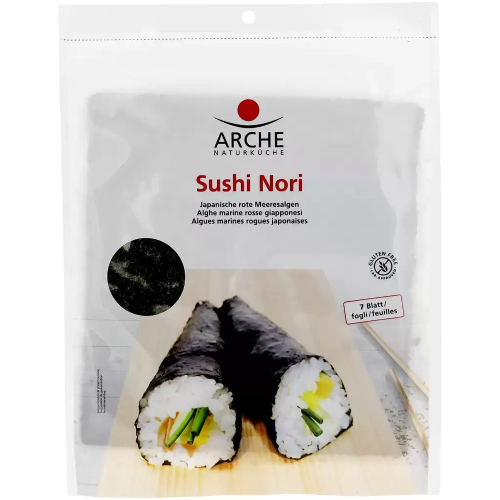 Mancare asiatica - Sushi Nori prajite fara gluten 7 foi 17g