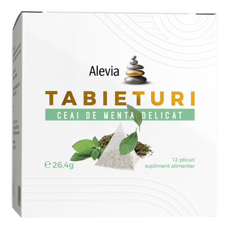 Suplimente - TABIETURI Ceai de Mentă delicat 12 plicuri