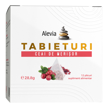 Suplimente - TABIETURI Ceai de Merișor 12 plicuri