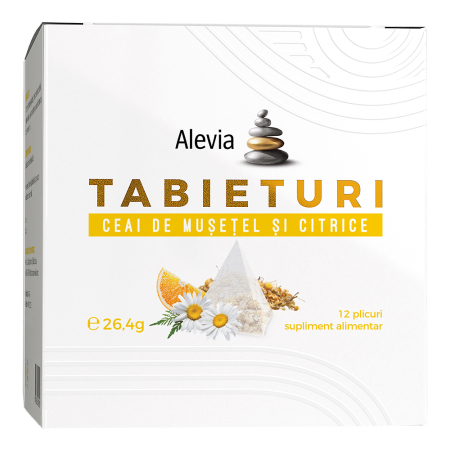 Suplimente - TABIETURI Ceai de Mușețel și citrice 12 plicuri