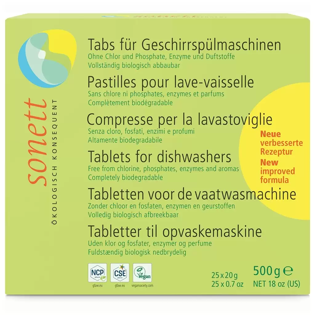 Detergenti vase - Tablete pentru masina de spalat vase 25 buc 500g