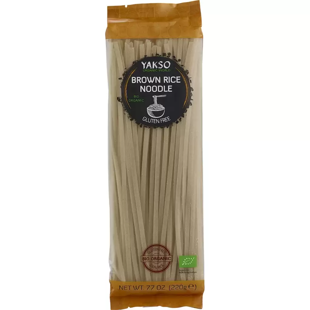 Mancare asiatica - Taitei de orez brun, eco 220g