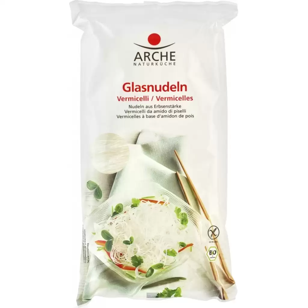 Mancare asiatica - Taitei transparenti din amidon de mazare fara gluten, eco 200g