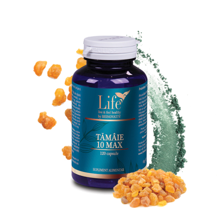 Capsule cu uleiuri esentiale - TĂMÂIE 10 MAX - 120 capsule