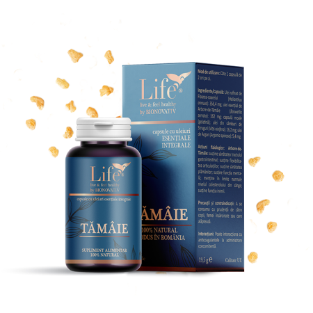 Capsule cu uleiuri esentiale - TĂMÂIE - 30 capsule