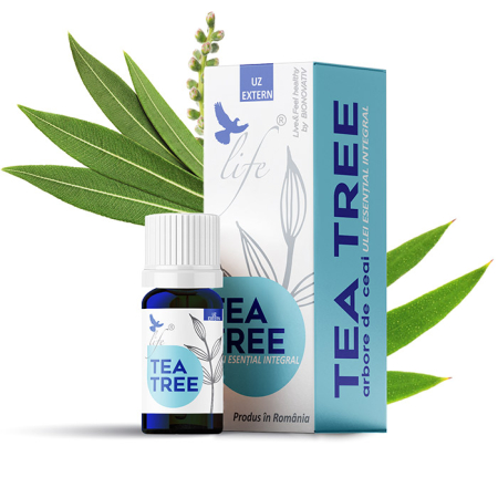 Uleiuri esentiale de uz intern - TEA TREE (ARBORE DE CEAI) - ulei esențial integral - 5 ml