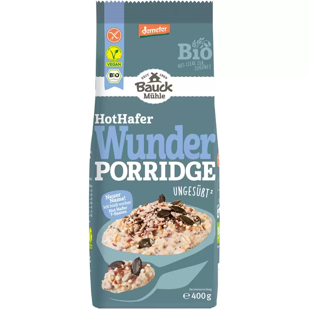 Fulgi, Muesli - Terci de ovaz minune neindulcit fara gluten, eco 400g