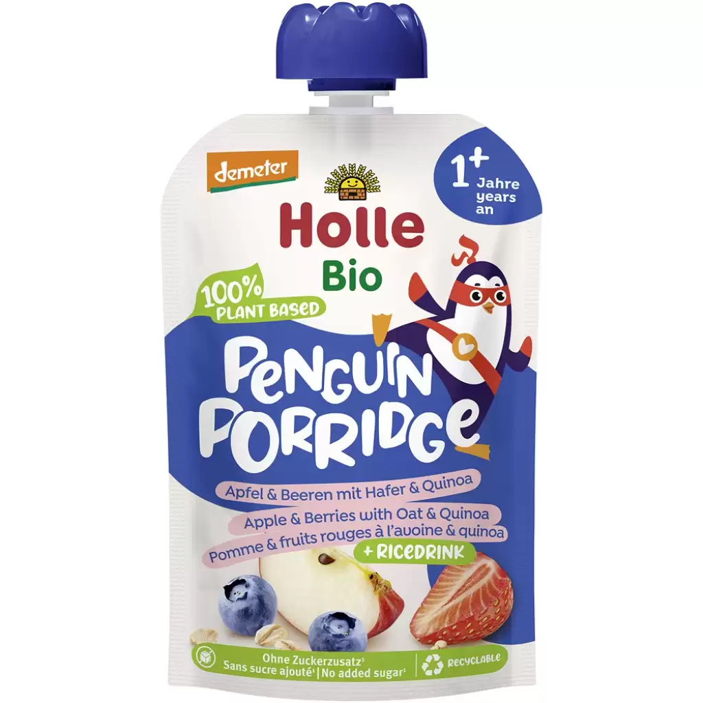 Piure bebelusi - Terci din fructe cu cereale pentru copii 1 an, eco 110g