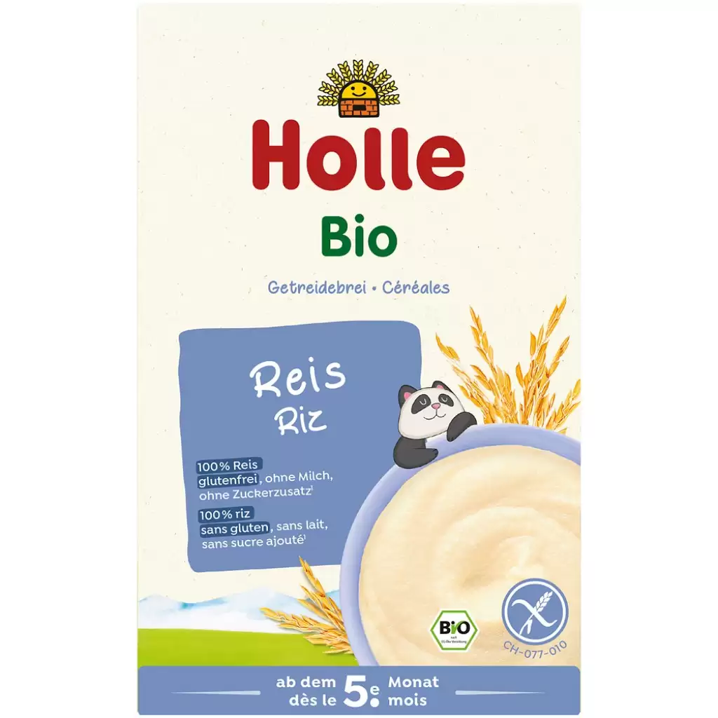 Cereale bio bebe - Terci din orez fara gluten pentru copii 5 luni, eco 250g