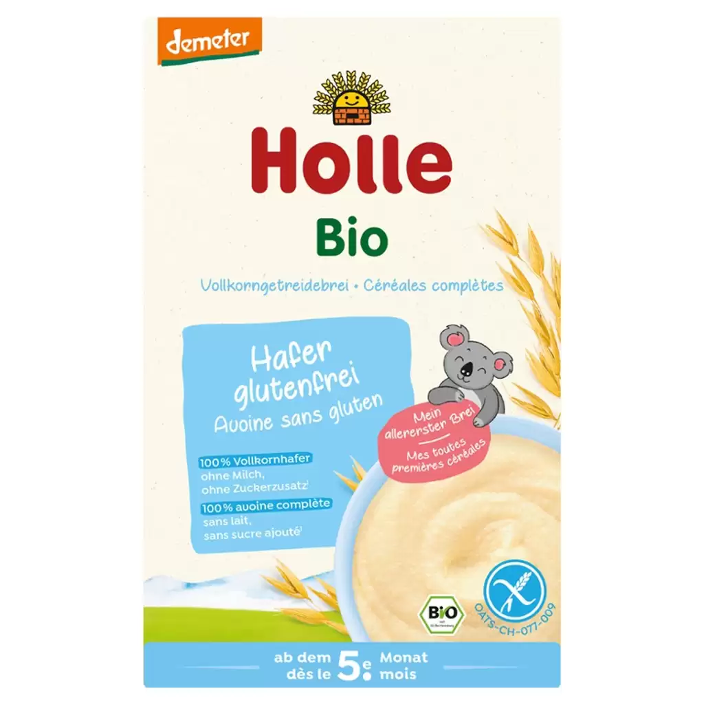Cereale bio bebe - Terci din ovaz fara gluten pentru copii 5 luni, eco 250g