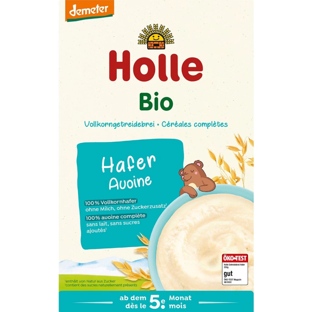 Cereale bio bebe - Terci din ovaz integral pentru copii 5 luni, eco 250g