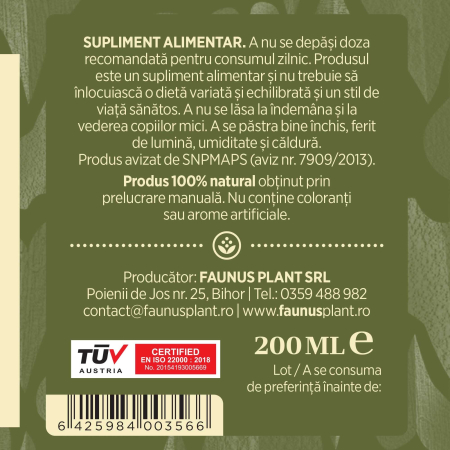 Tinctură Brusture 200ml [7]