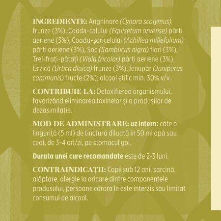 Tinctură Detoxifius 200ml [6]