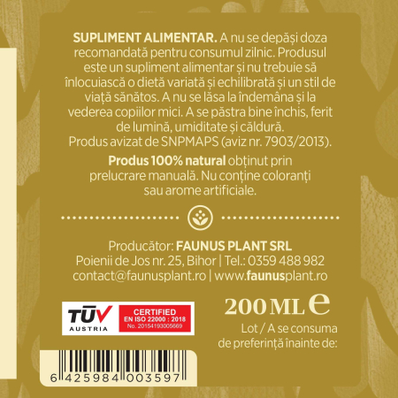 Tinctură Gălbenele 200ml [7]