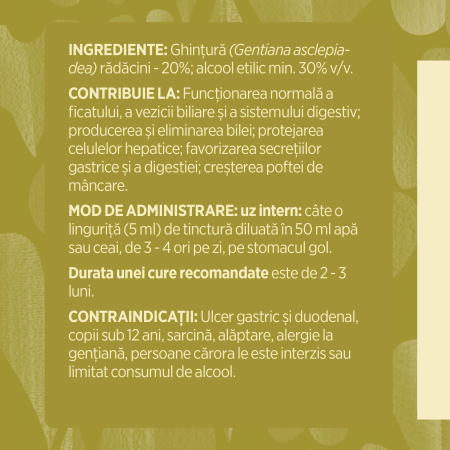 Tinctură Ghințură 200ml [6]