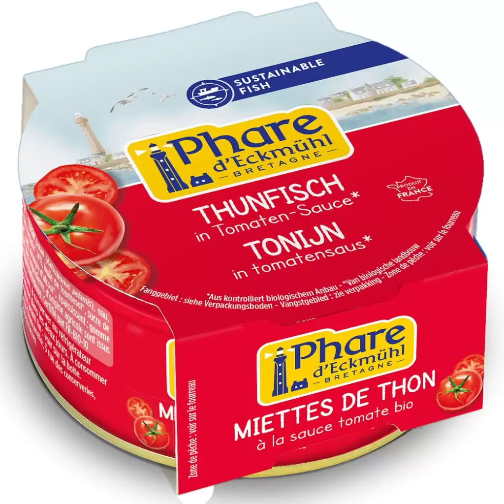 Conserve peste - Ton in sos bio de rosii 160g