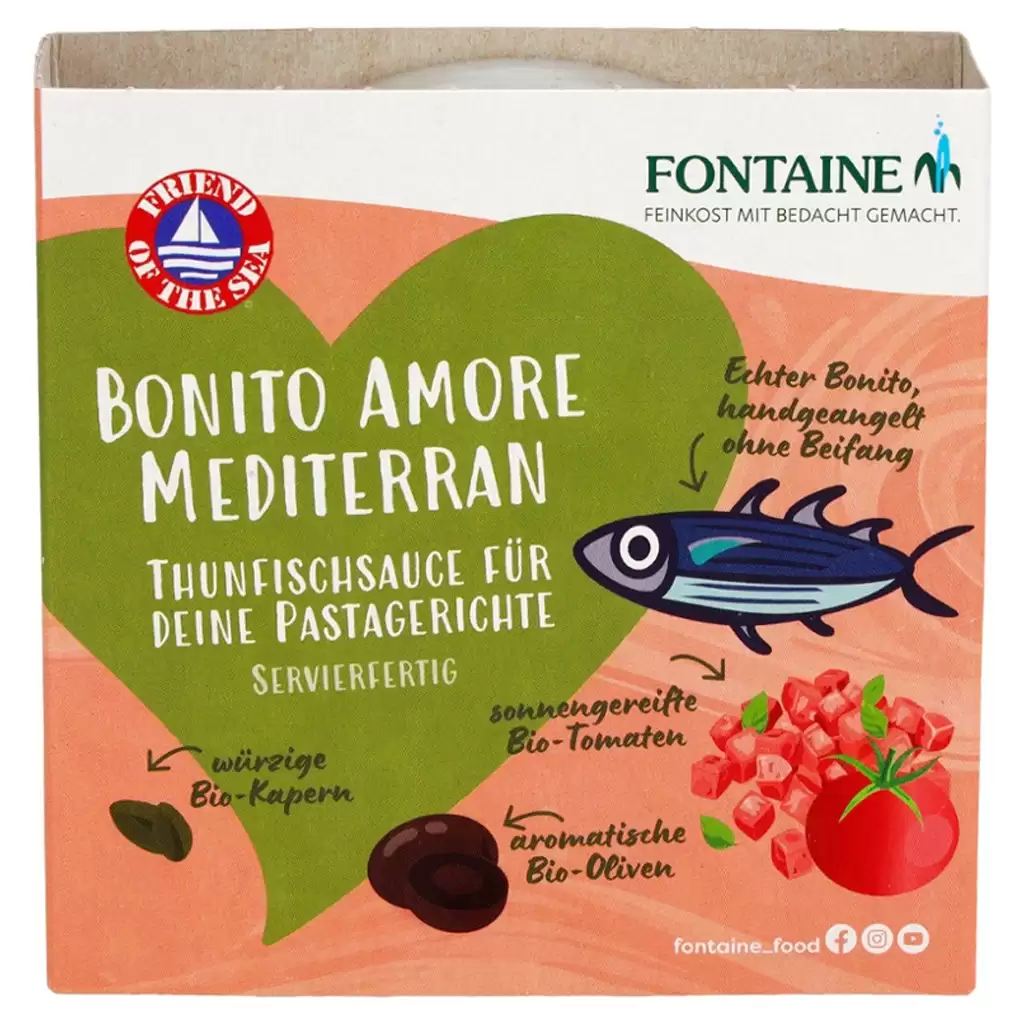 Conserve peste - Ton pentru paste cu masline capere si rosii 190g