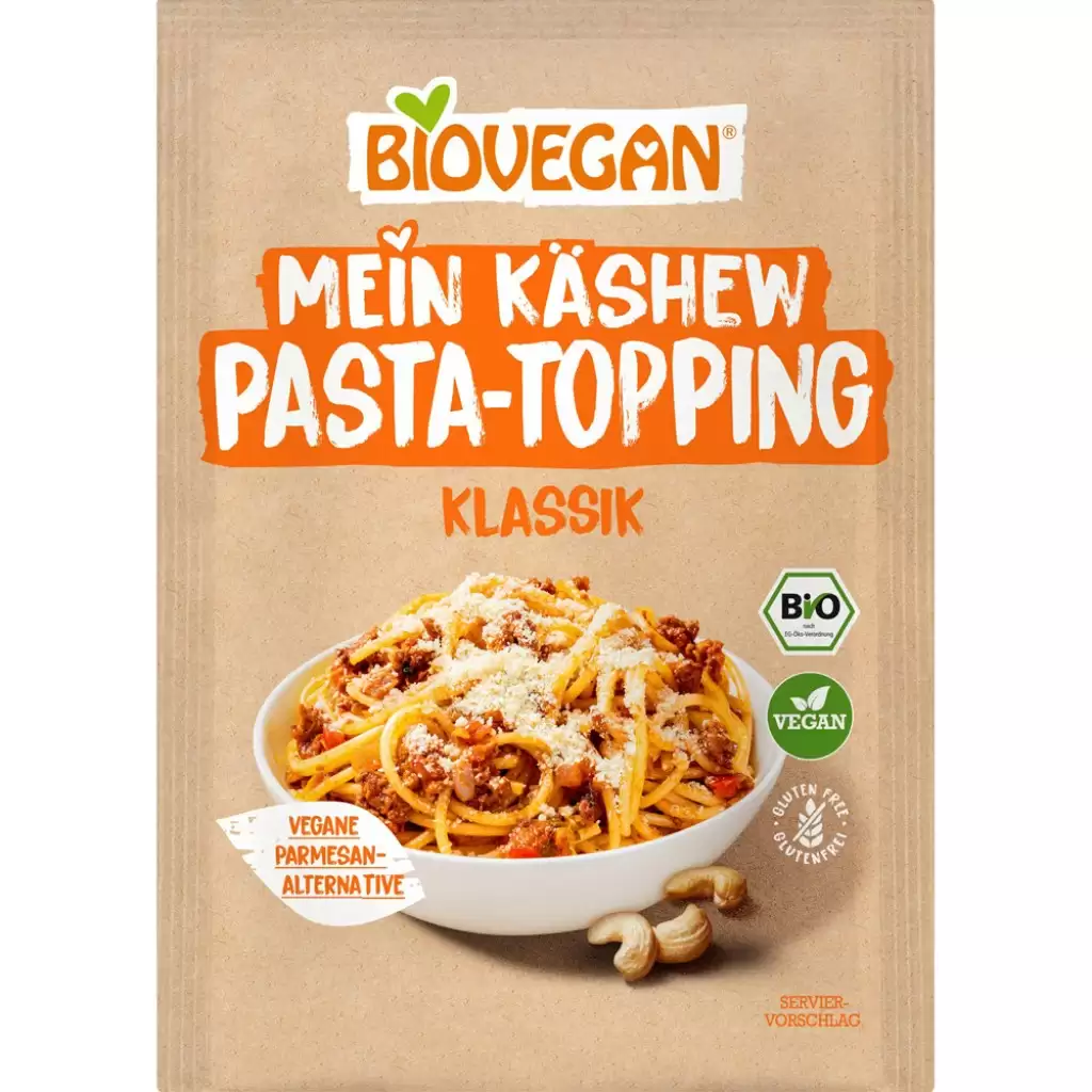 Ingrediente copt - Topping vegan clasic din caju pentru paste nativ fara gluten, eco 50g