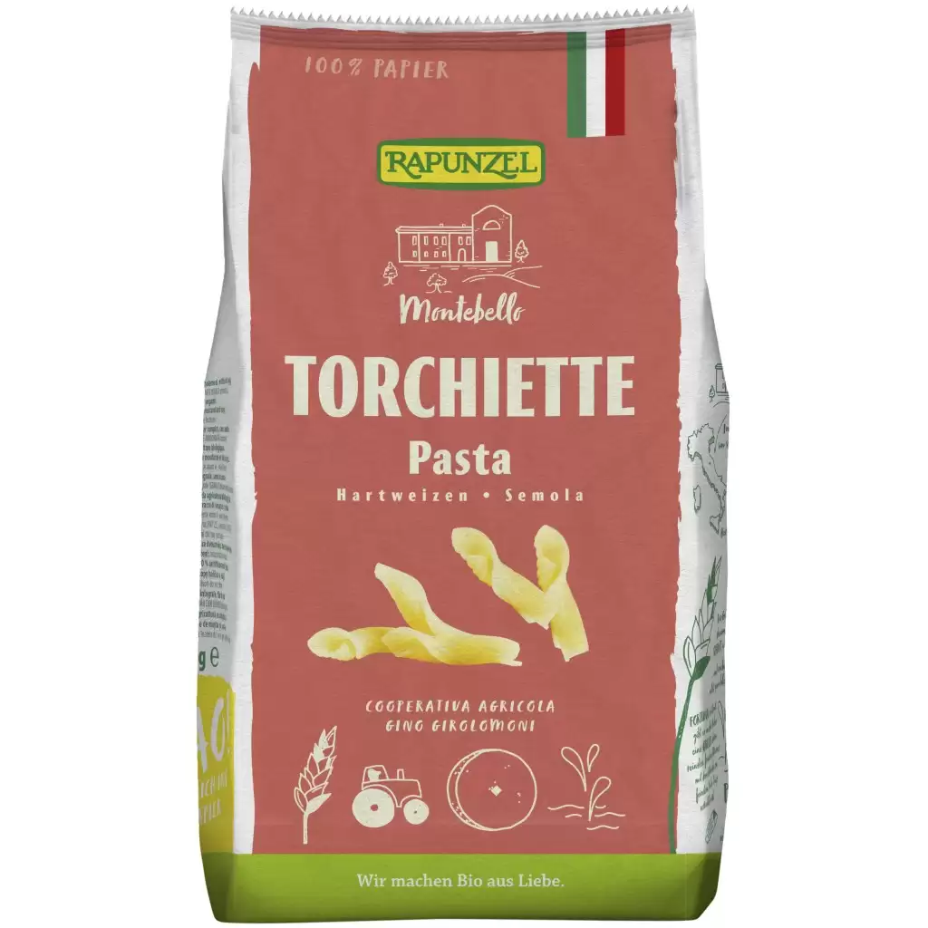 Paste fainoase - Torchiette semola, eco 500g