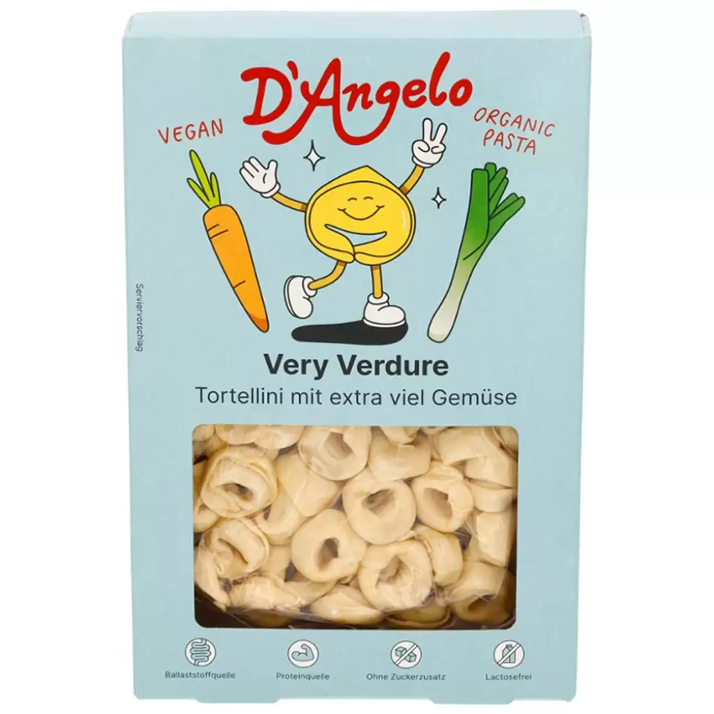 Paste fainoase - Tortellini cu umplutura de legume, eco 250g