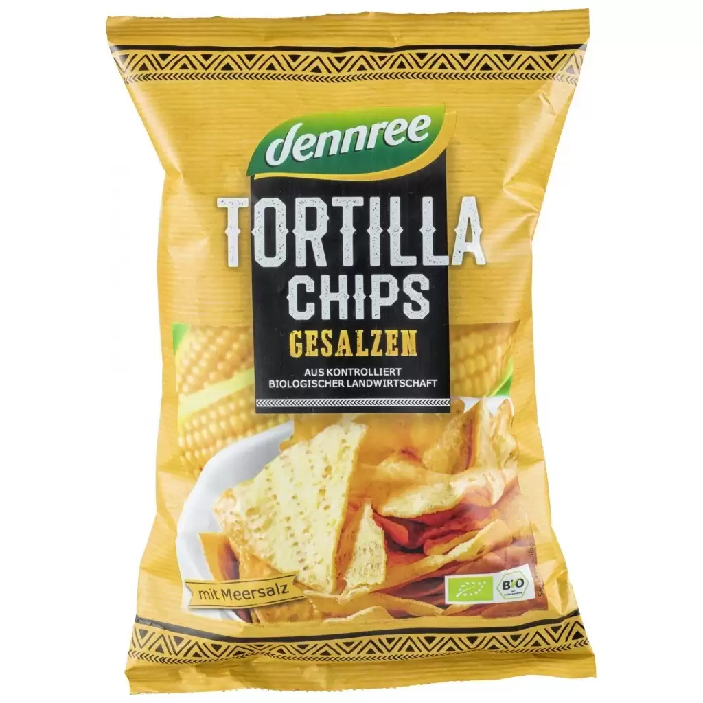 Sticksuri, chipsuri si covrigei - Tortilla chips cu sare, eco 125g