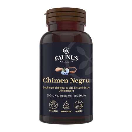 Ulei de Chimen Negru + 90 capsule [1]