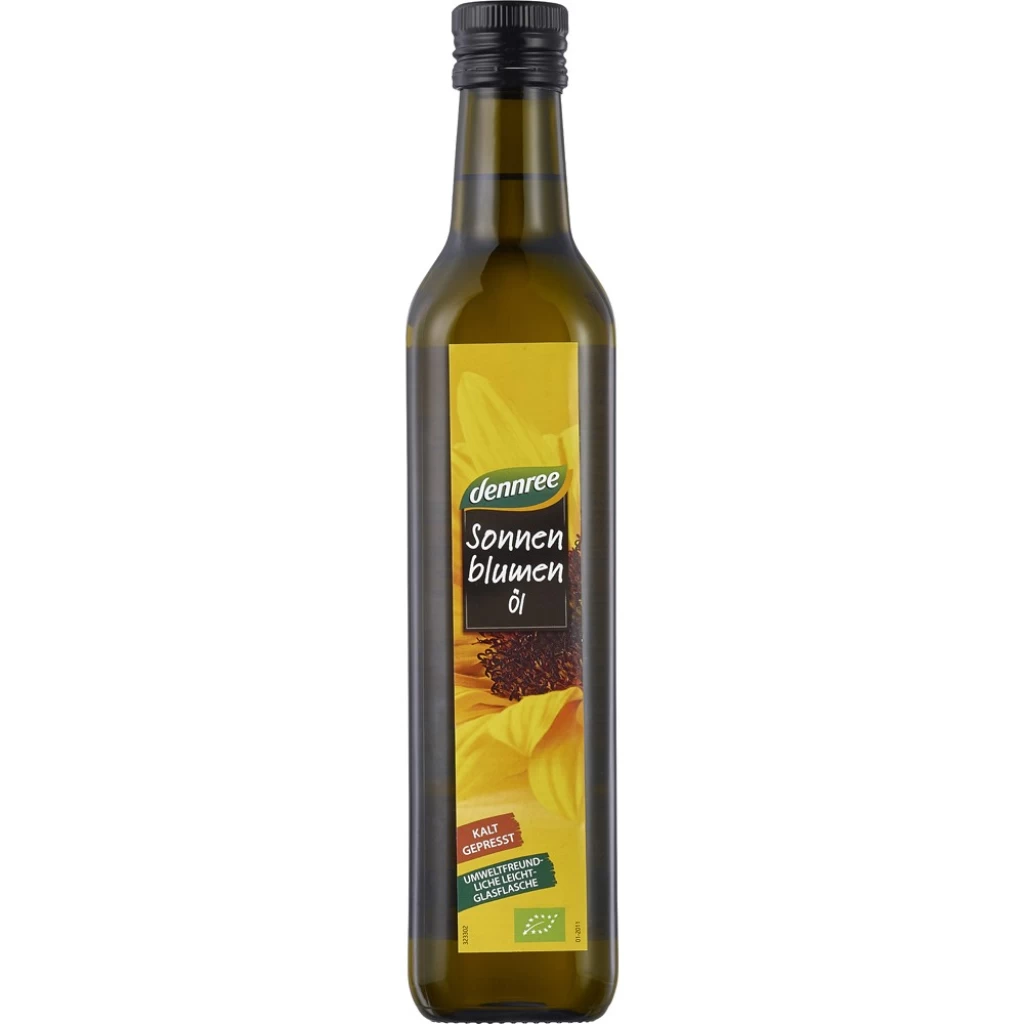 Ulei vegetal - Ulei de floarea-soarelui presat la rece, eco 500ml