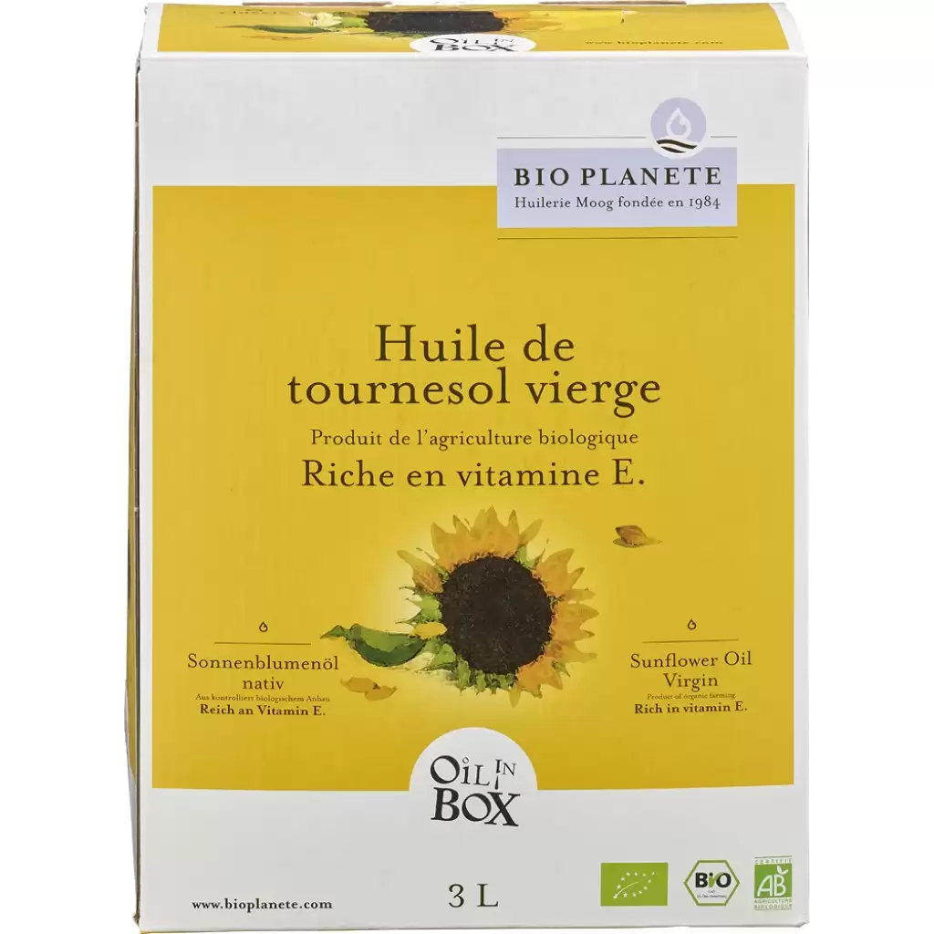 Ulei vegetal - Ulei de floarea-soarelui virgin, eco 3L
