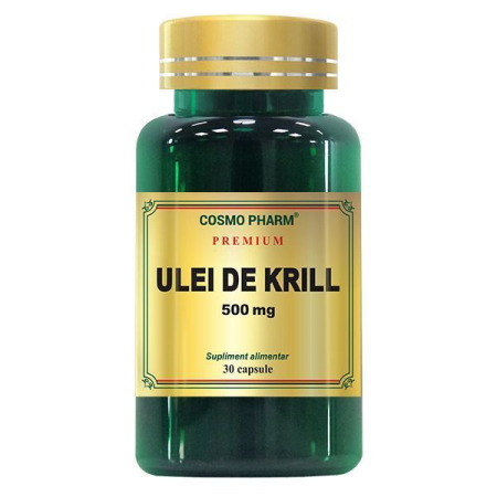 Extracte - Ulei de Krill 500mg, 30 cps - Scade Colesterolul