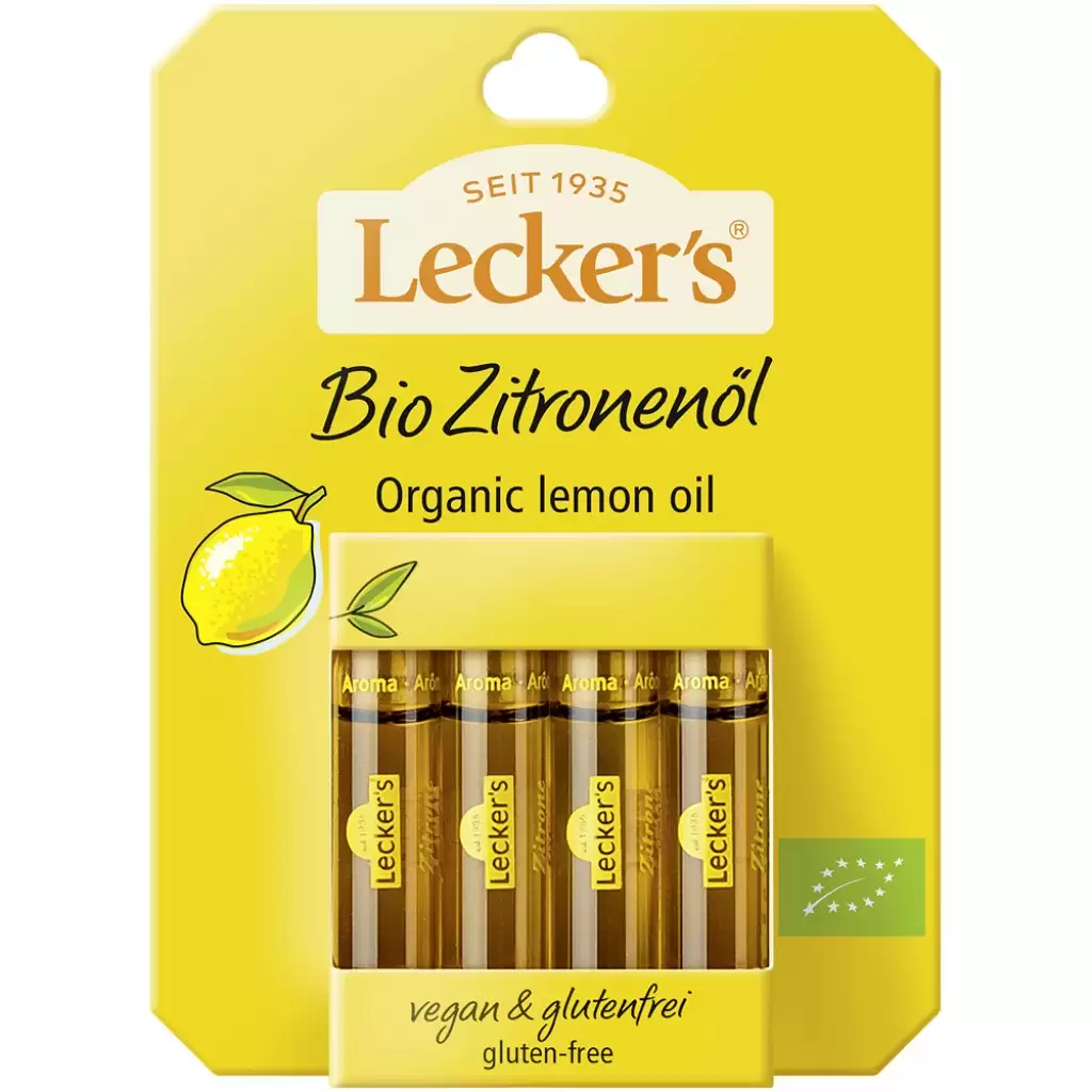 Ingrediente copt - Ulei de lamaie fara gluten, eco 4x2ml