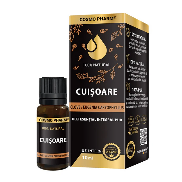 Uleiuri Esentiale - Ulei Esential De Cuisoare - 10ml CLOVE/EUGENIA CARIOPHYLLUS