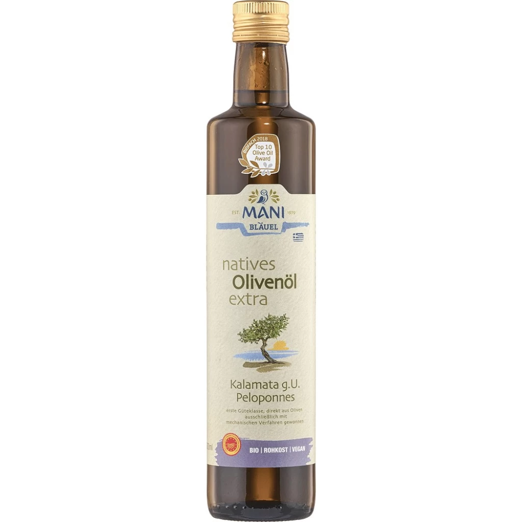 Ulei de masline - Ulei extravirgin din masline Kalamata, eco 500ml