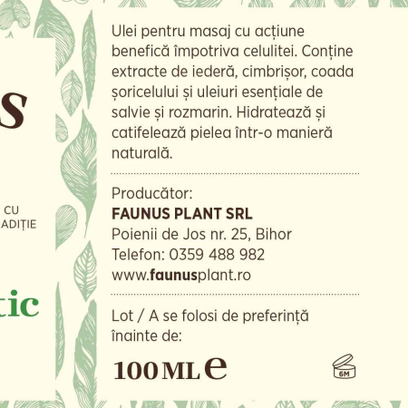 Ulei Masaj Anticelulitic 100ml [6]