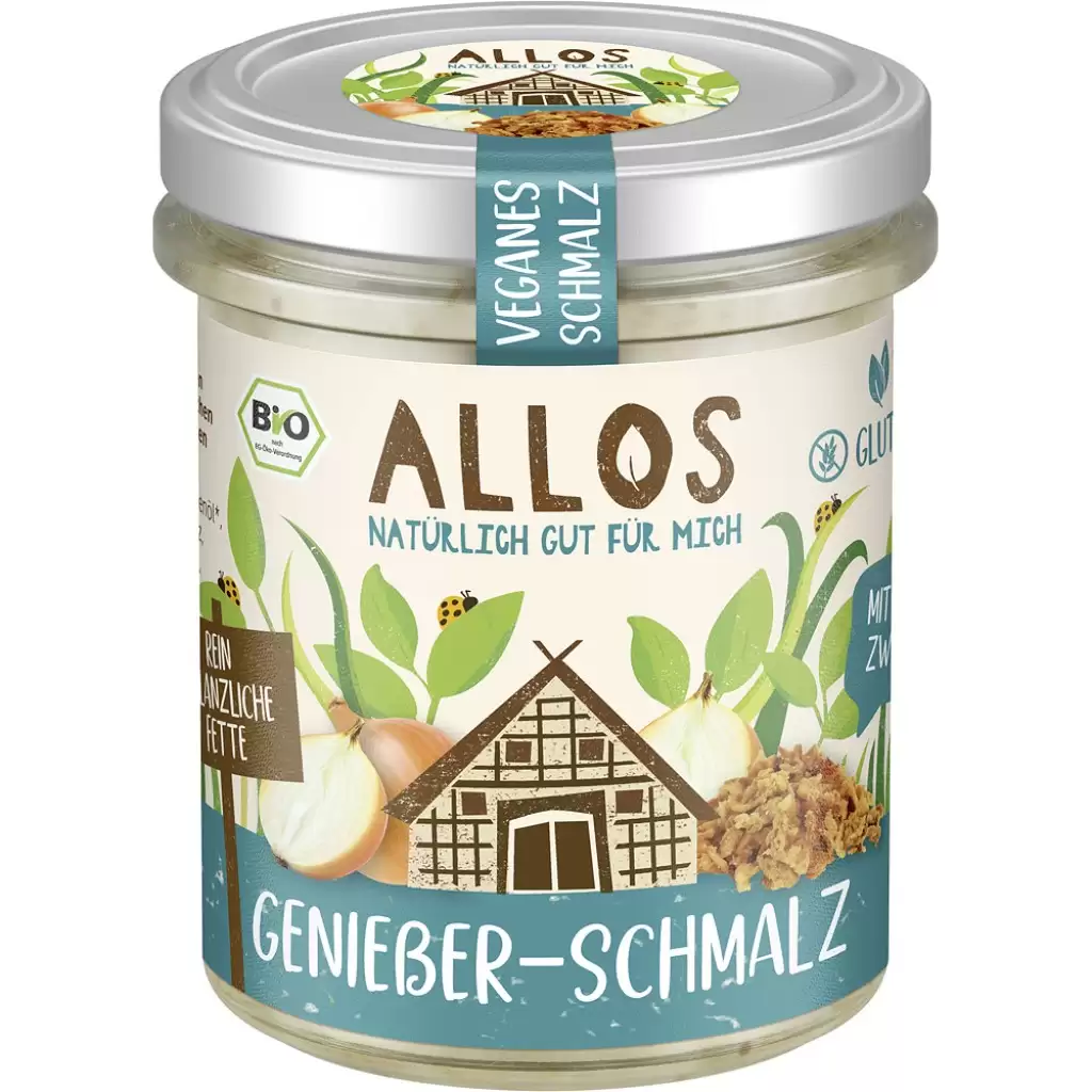 Pateu si creme vegetale - Unsoare vegetala cu ceapa prajita fara gluten, eco 150g