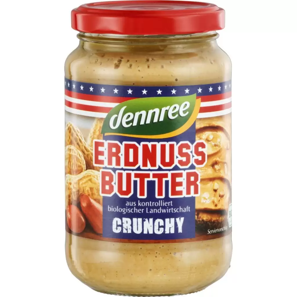 Creme bio din nuci si alune - Unt de arahide crocant, eco 350g