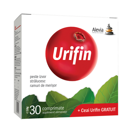 Suplimente - Urifin 30 comprimate + Urifin Ceai 20 plicuri