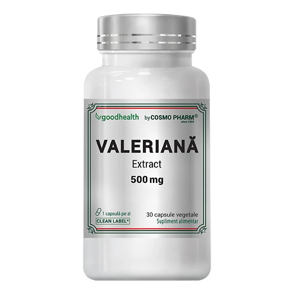 Extracte - VALERIANA EXTRACT 500 mg 30 capsule
