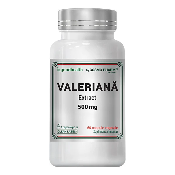 Extracte - VALERIANA EXTRACT 500 mg 60 capsule
