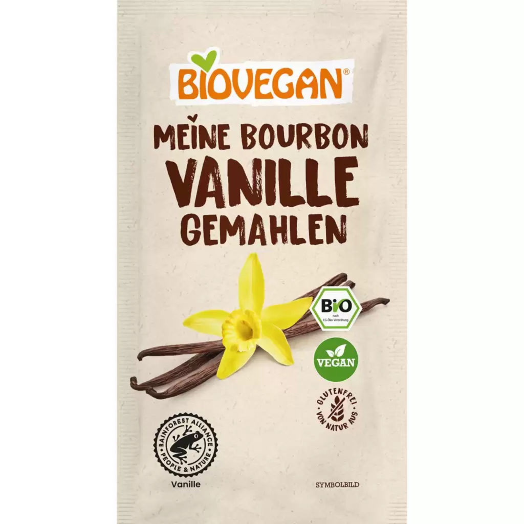 Ingrediente copt - Vanilie Bourbon macinata nativ fara gluten, eco 5g
