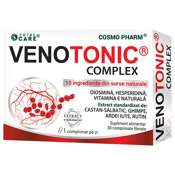 Extracte - Venotonic Complex Pentru Varice, Hemoroizi, Ulcere Varicoase