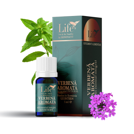 Uleiuri esentiale de uz intern - VERBENĂ AROMATĂ - ulei esențial integral - 5 ml