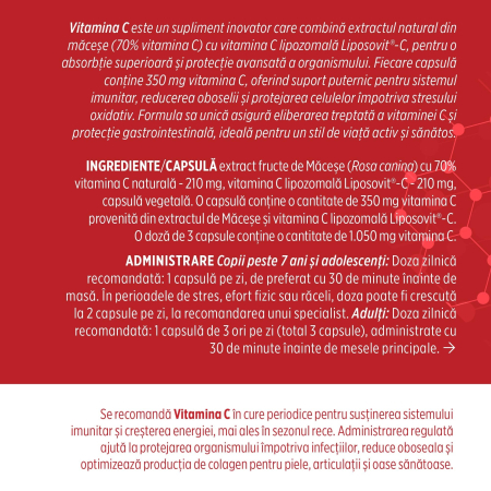 Vitamina C lipozomală - 90 capsule [6]