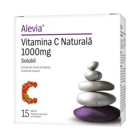 Suplimente - Vitamina C Naturală 1000mg Solubil 15 plicuri