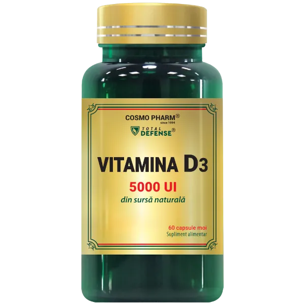 Minerale - VITAMINA D3 5000 UI 60 capsule